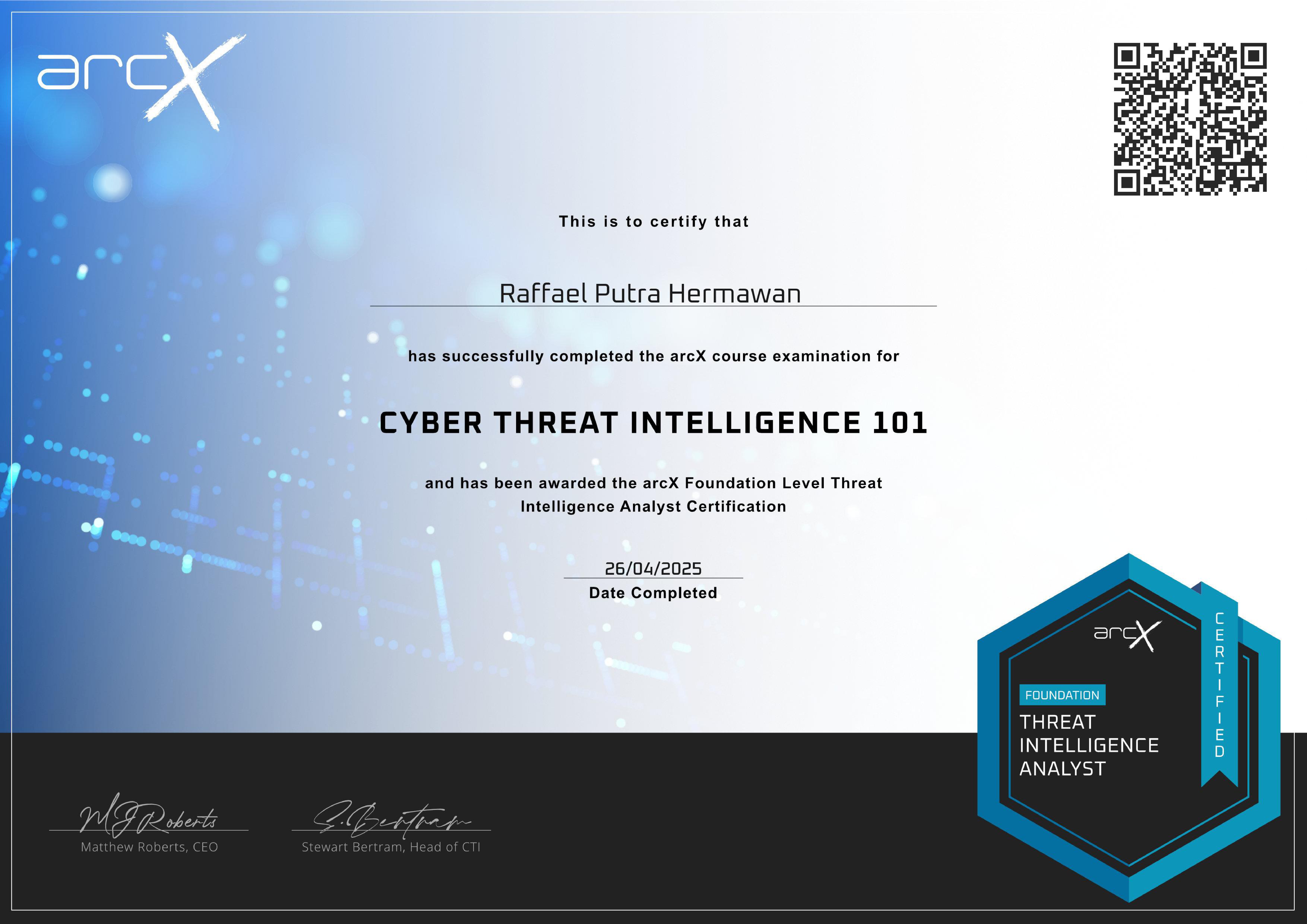 Cyber Threat Intelligence 101 by arcX