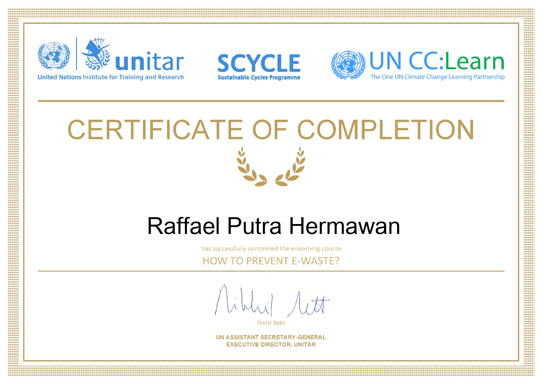 How to Prevent E-Waste by United Nations